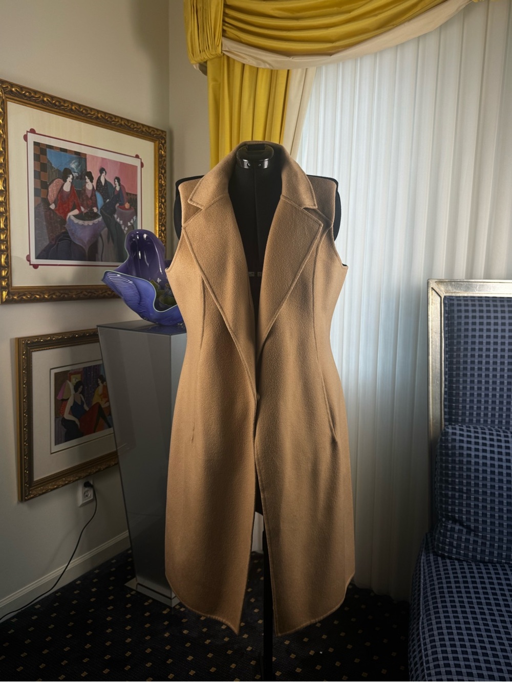 St. John Black and Cream Women's Coat Spring ‘14 Collection